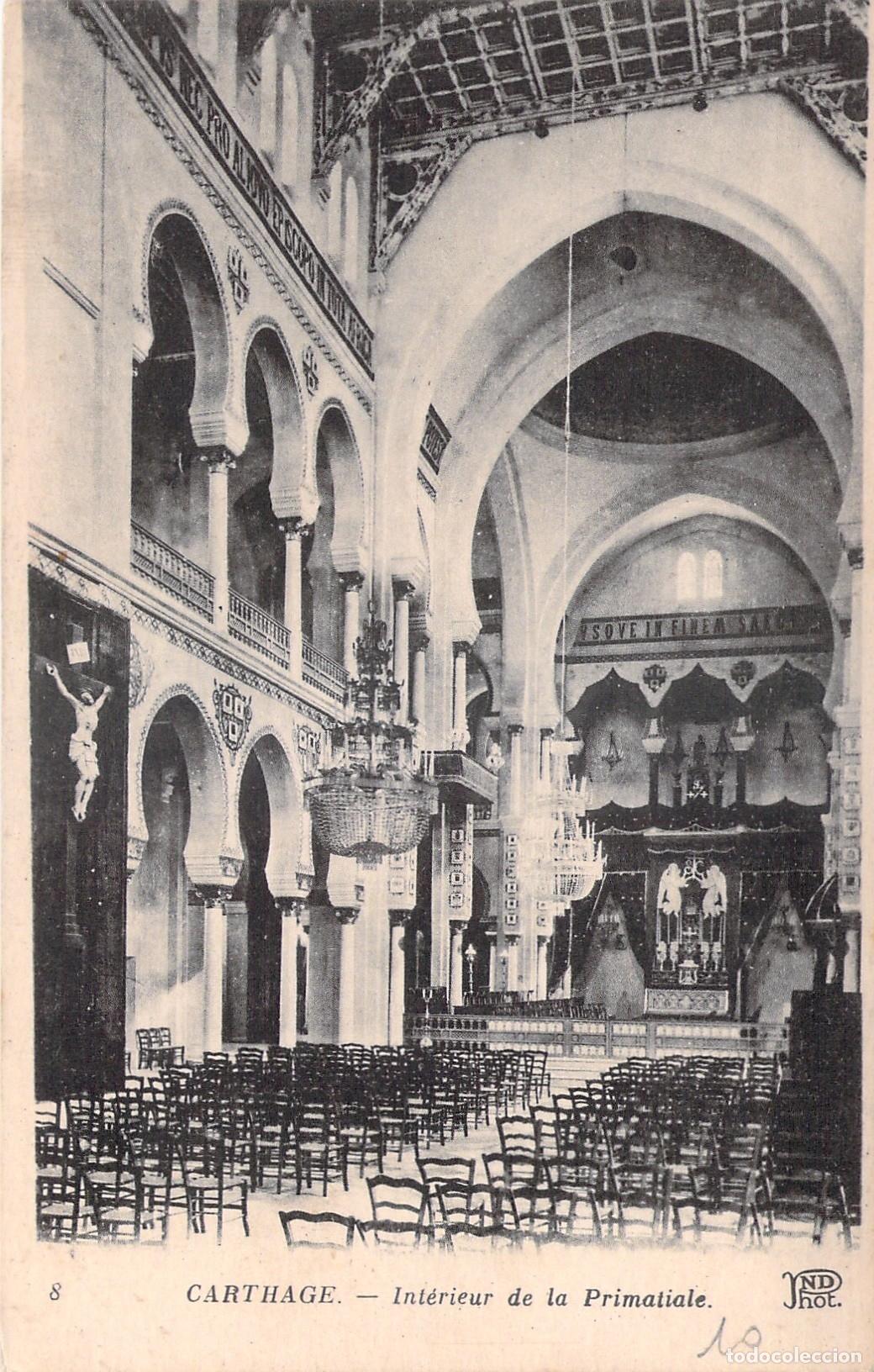Postais: Postal de la Catedral de San Luis en Cartago T&uacute;nez