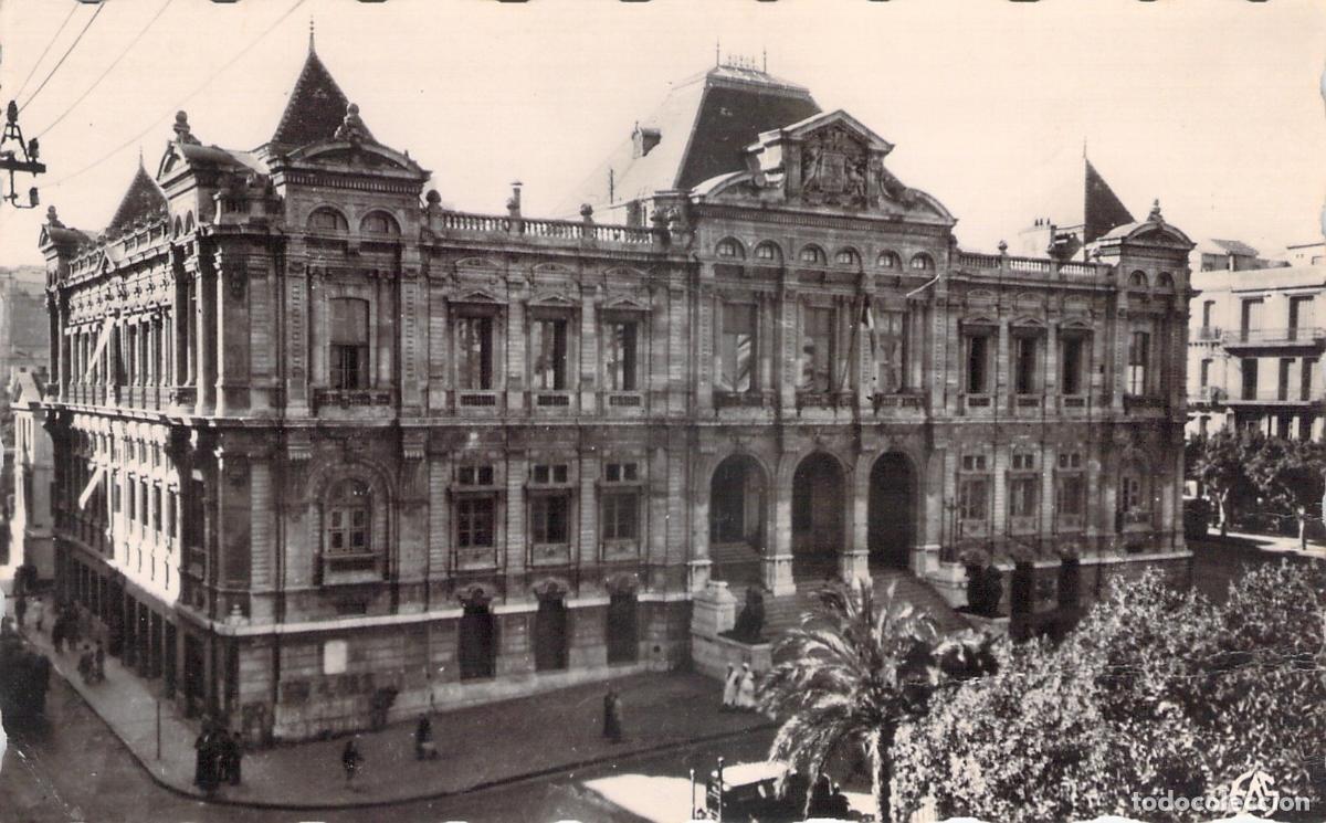 Postkarten: Postal de L'H&ocirc;tel de Ville en Oran, Argelia