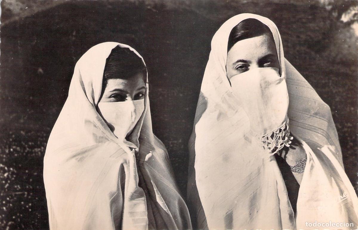 Postales: Postal de dos mujeres moriscas en Argel - Foto 1