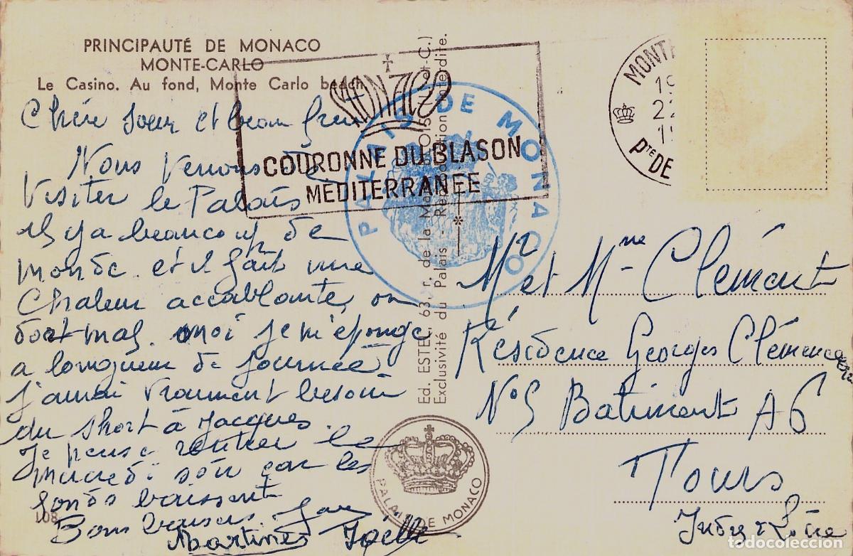 Postales: Postal del Casino de Montecarlo en M&oacute;naco - Foto 2
