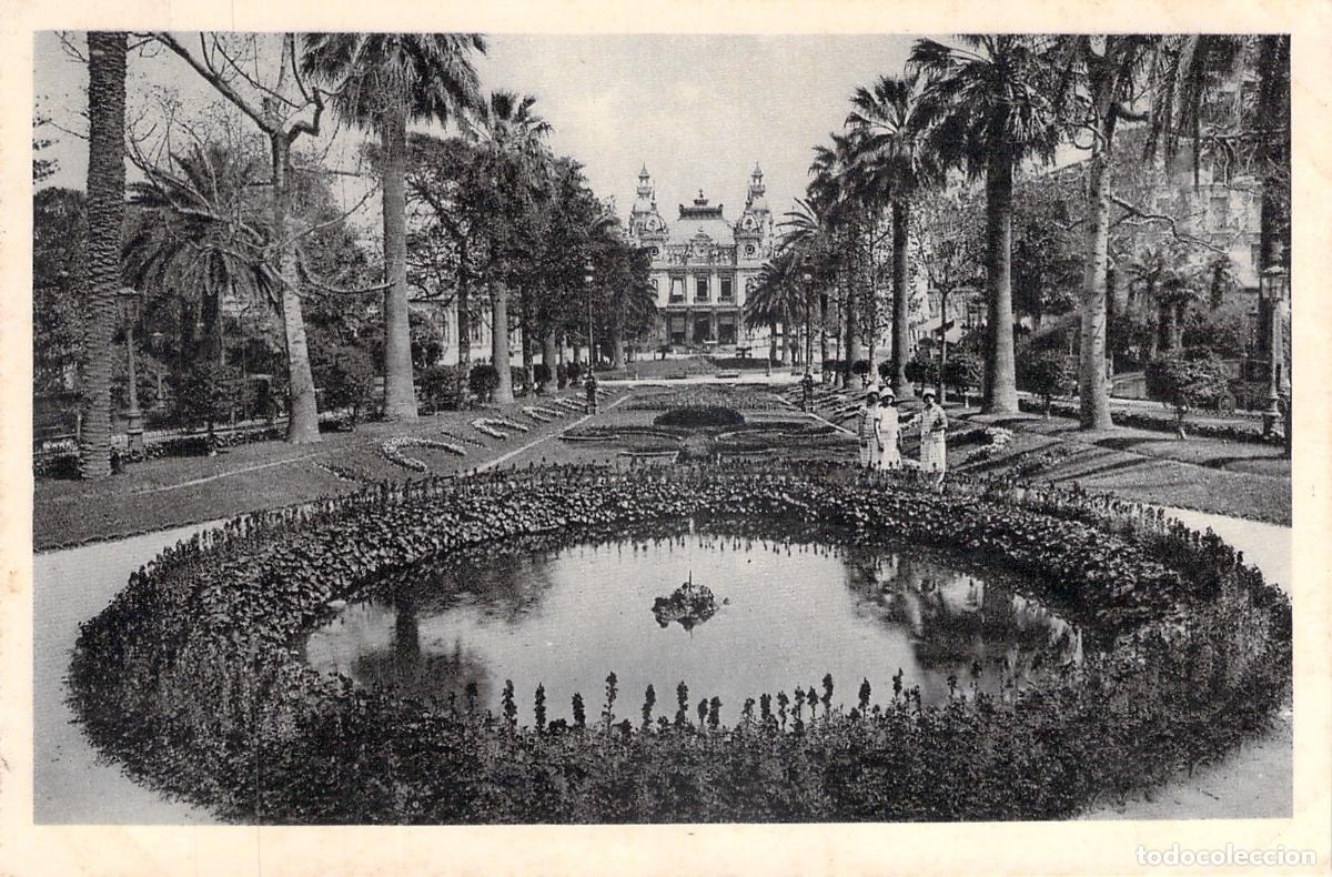 Postais: Postal de Monte Carlo Casino y sus jardines