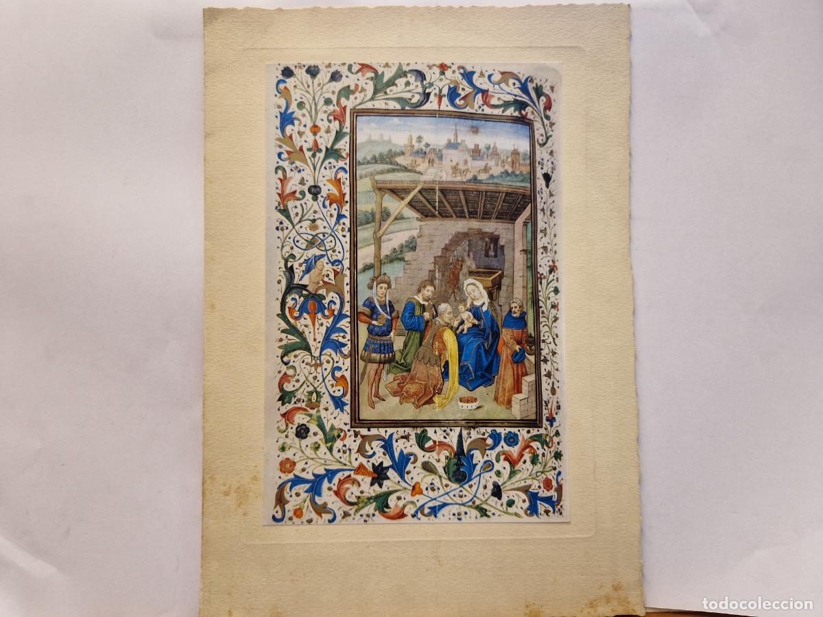 Postales: BONITA POSTAL CIRCULADA. EL NACIMIENTO DEL NI&Ntilde;O JESUS Y LA LLEGADA DE LOS REYES MAGOS.