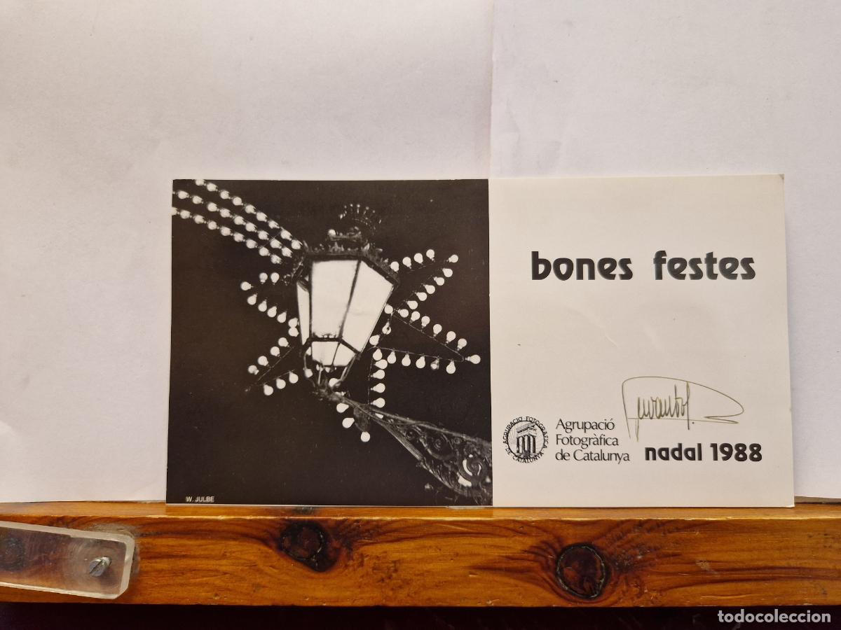 Cartes Postales: BONITA POSTAL CIRCULADA. BONES FESTAS. AGRUPACIO FOTOGRAFIA DE CATALUNIA NADAL 1988