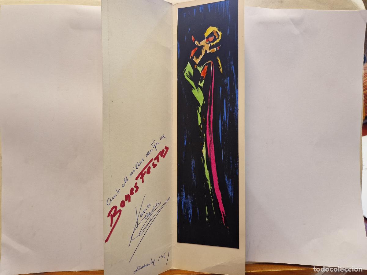 Postales: BONITA POSTAL CIRCULADA. DIPTICO. FELIZ NAVIDAD Y PROSPERO A&Ntilde;O NUEVO. 1961