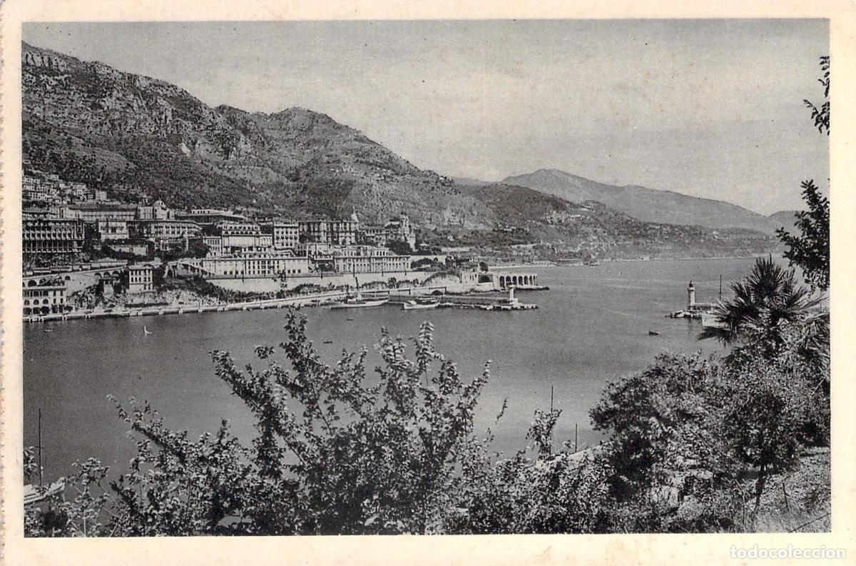Postais: Postal de Monte-Carlo, vista panor&aacute;mica de la costa