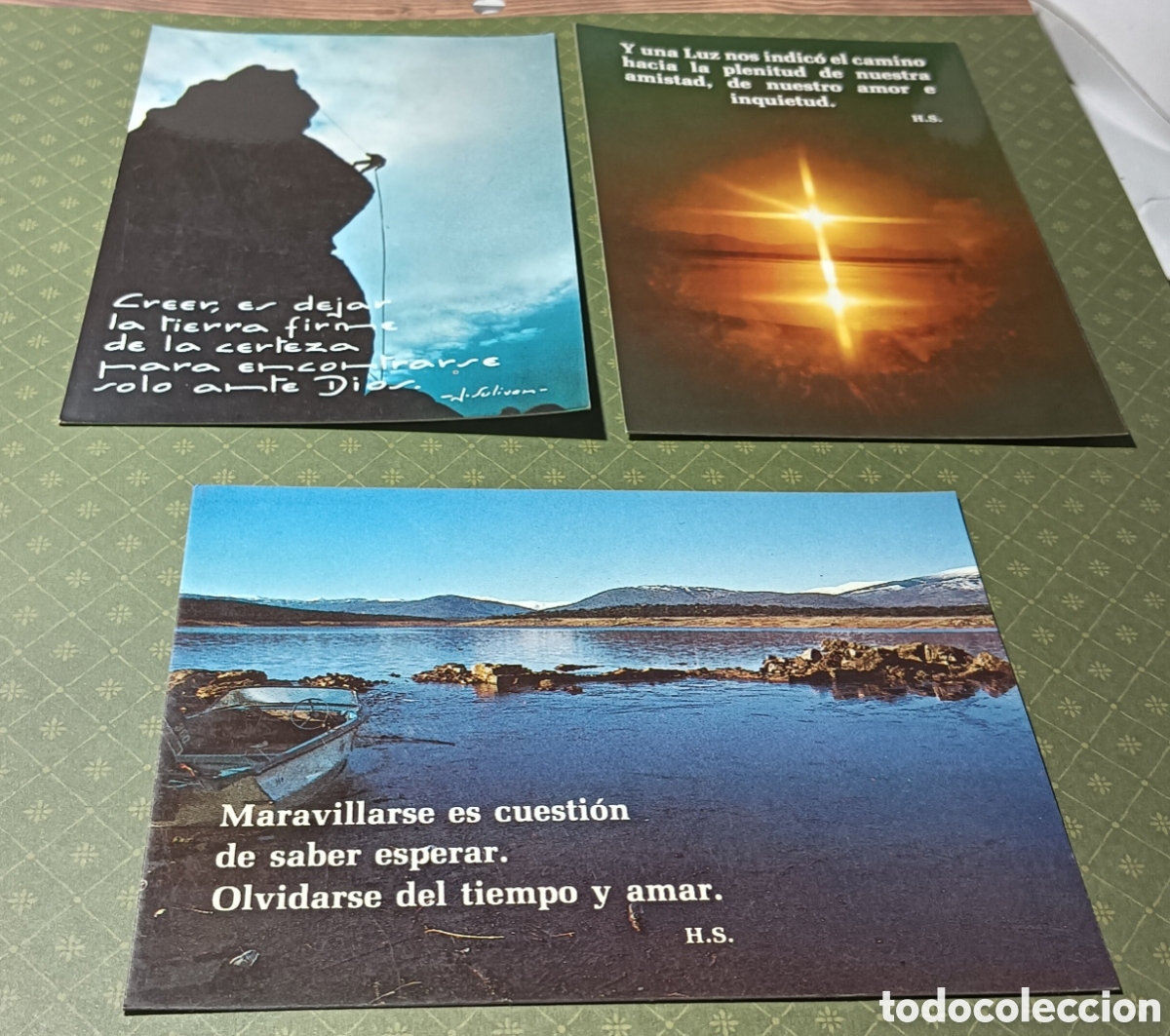 Postales: Postales con mensajes.