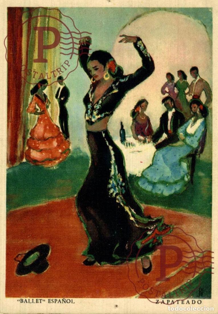 Postais: BALLET ESPA&Ntilde;OL ZAPATEADO. ESPA&Ntilde;A SPAIN SPAGNE