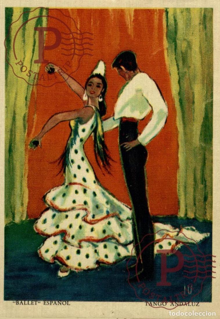 Postais: BALLET ESPA&Ntilde;OL TANGO ANDALUZ. ESPA&Ntilde;A SPAIN SPAGNE