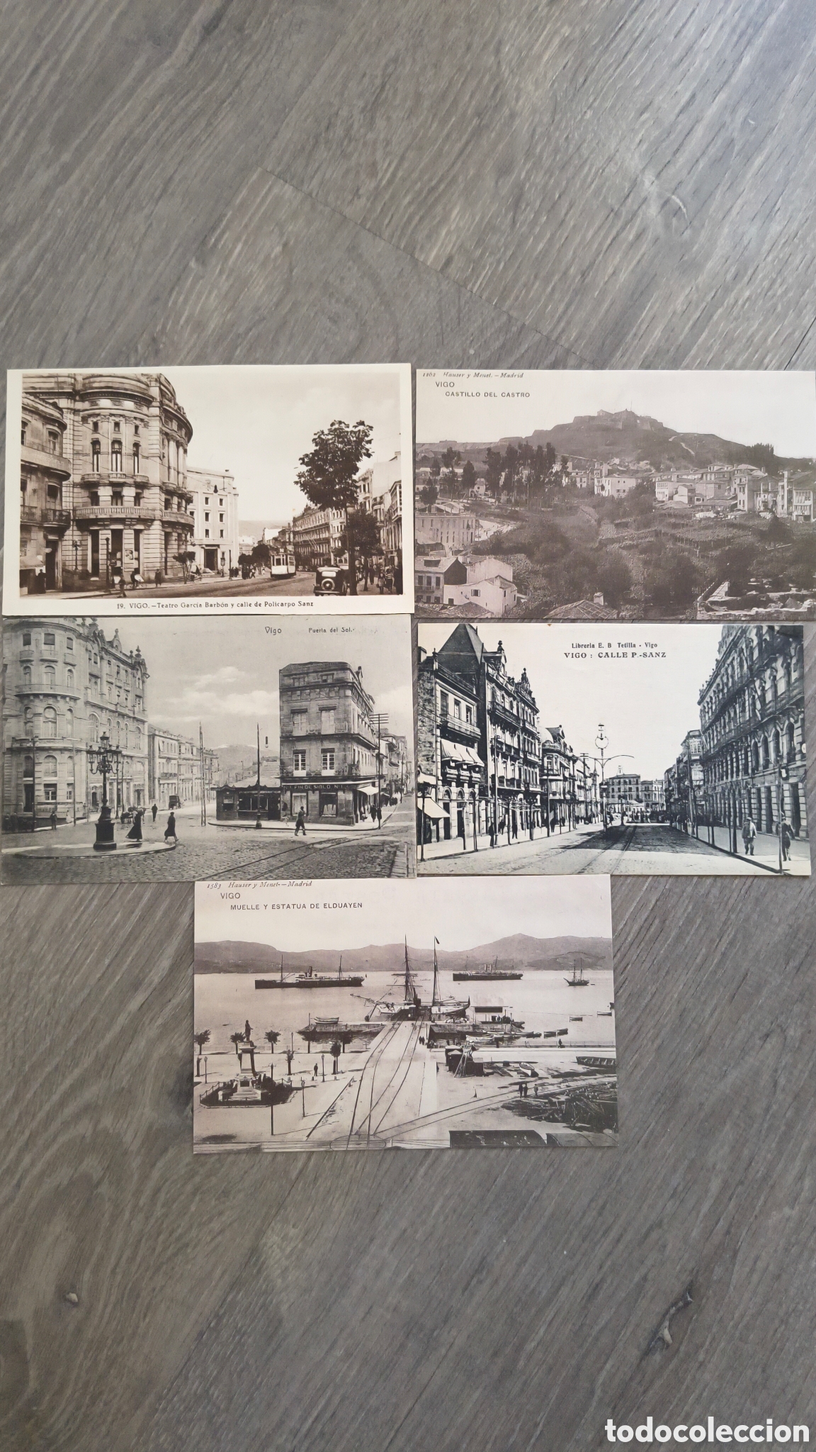 Postais: Lote postales antiguas Vigo