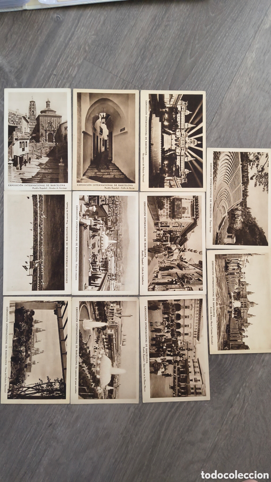 Postais: Postales antiguas de la Exposici&oacute;n Internacional de Barcelona
