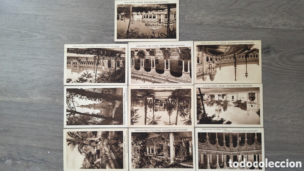 Postais: Postales antiguas Exposici&oacute;n Ibero-Americana Sevilla