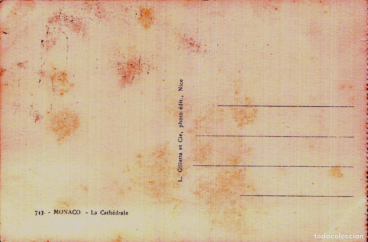Postales: Postal de la Catedral de M&oacute;naco - Foto 2