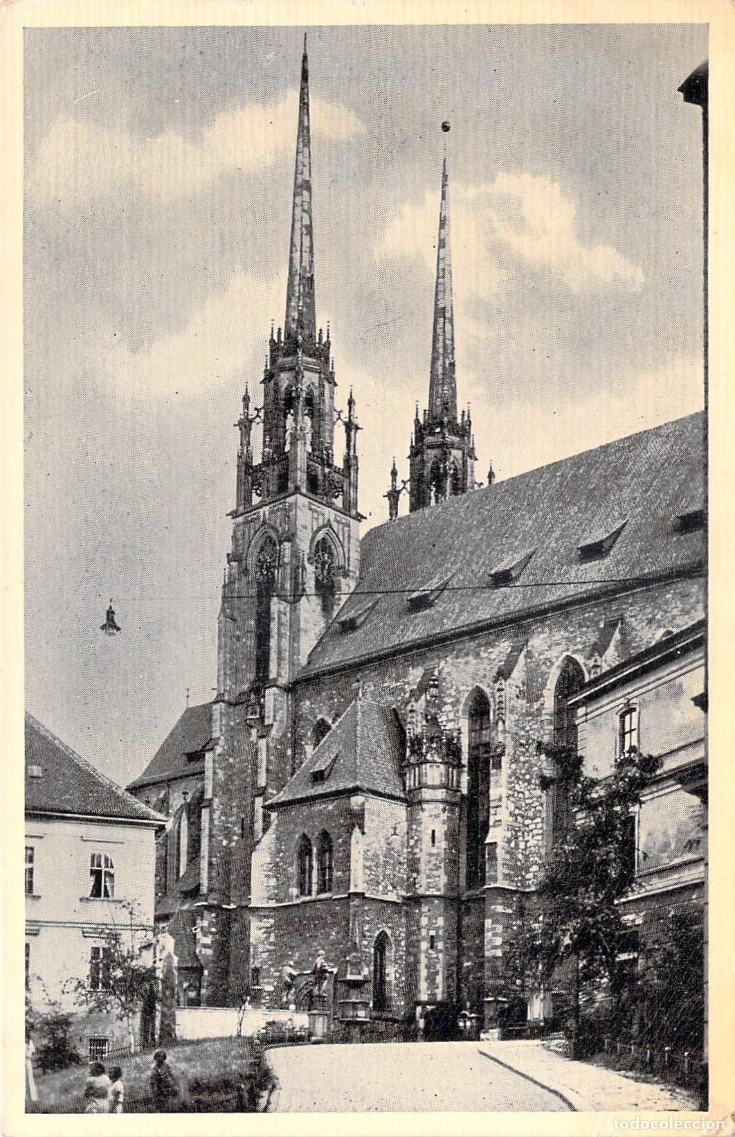 Postcards: Postal de la Catedral de San Pedro y San Pablo en Brno
