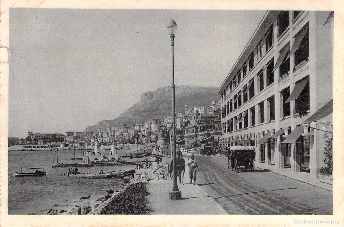 Postcards: Postal de M&oacute;naco vista desde la playa
