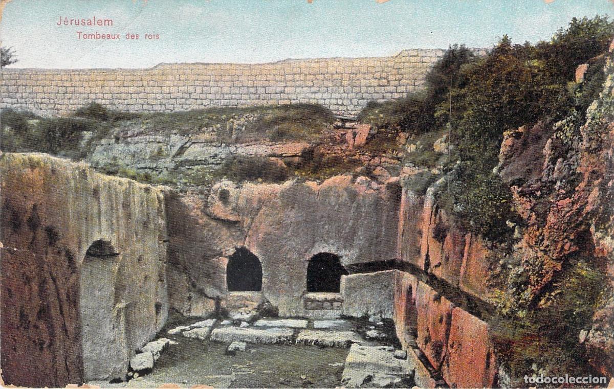Postales: Postal de las Tumbas de los Reyes en Jerusal&eacute;n - Foto 1
