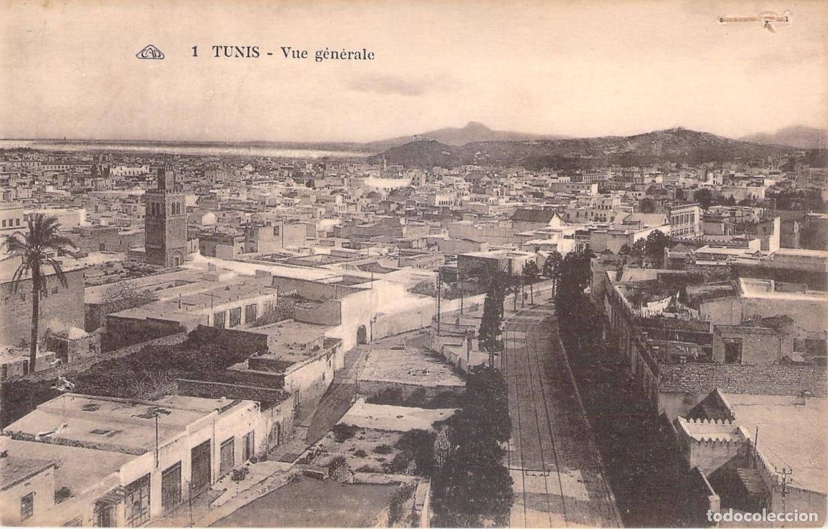 Postales: Postal de T&uacute;nez Vista General de la Ciudad