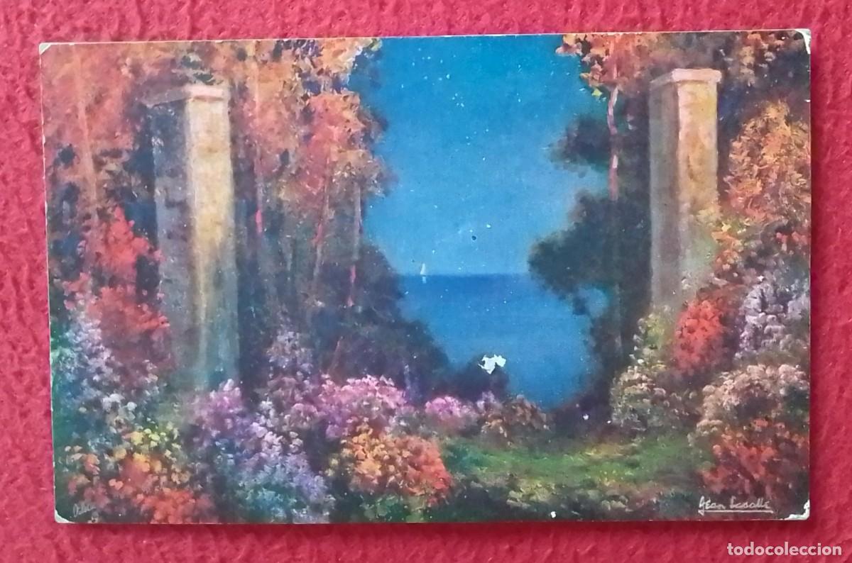 Postales: POSTAL TUCK&acute;S POST CARD DREAMLAND GARDENS..OILETTE DE LUXE RAPHAEL TUCK & SONS JEAN LASALLE PAINTING