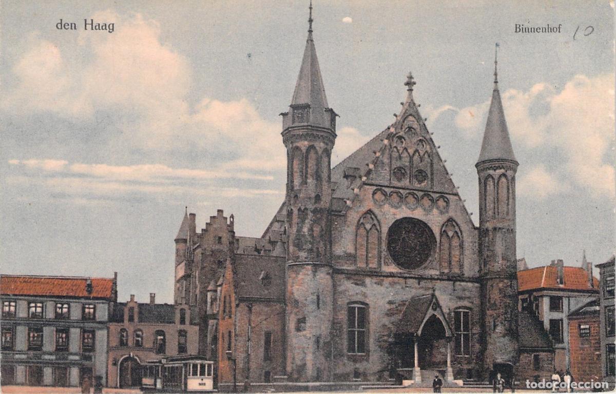 Postales: Postal del Binnenhof en La Haya, Pa&iacute;ses Bajos