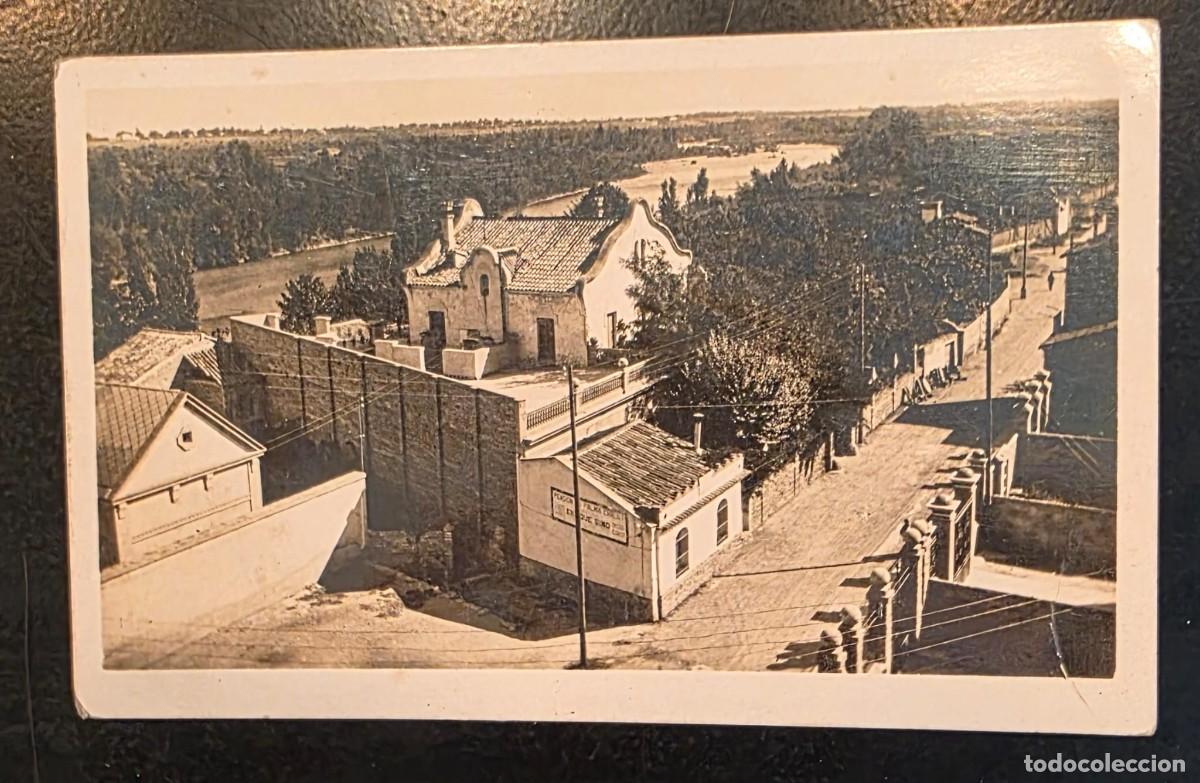 Postales: P.1112 Postal Balaguer Lleida &ndash; Pensi&oacute;n La Palma &ndash; Espique Gim&oacute; &ndash; Vista Panor&aacute;mica en Sepia &ndash; Sin C