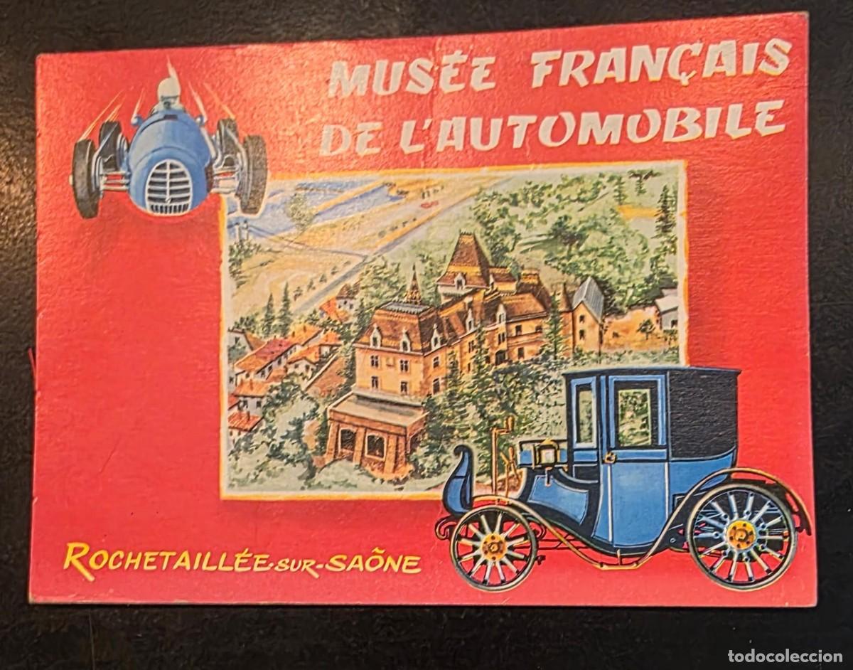 Postales: Antigua Postal Ilustrada Mus&eacute;e Fran&ccedil;ais de l'Automobile &ndash; Rochetaill&eacute;e-sur-Sa&ocirc;ne &ndash; Coches Cl&aacute;sicos