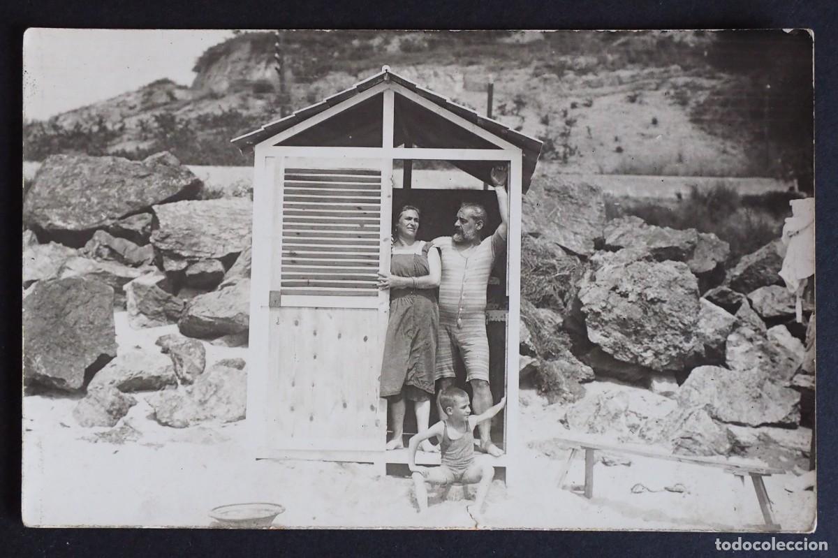 Cartes Postales: ANTIGUA POSTAL FOTOGRAFICA DE BA&Ntilde;ISTAS