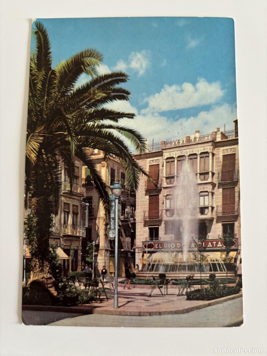 Postkarten: Postal Murcia (Plaza de las flores) a&ntilde;o 1958