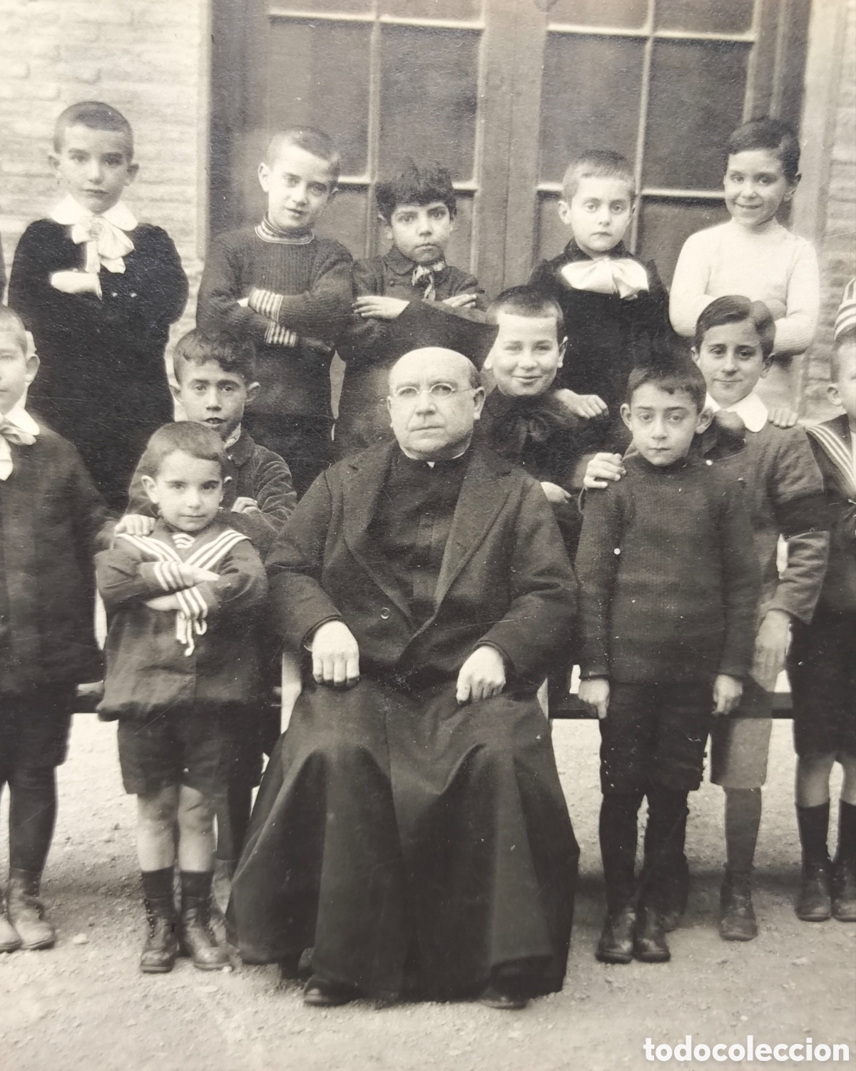 Postales: FOTOGRAF&Iacute;A RETRATO GRUPAL COLEGIO RELIGIOSO POSTAL FOTOGR&Aacute;FICA C. 1920