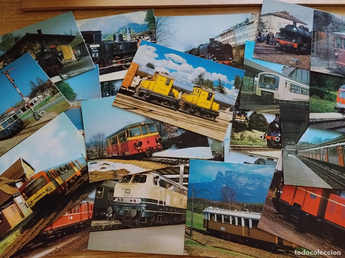 Postales: 24 postales de trenes - Foto 2