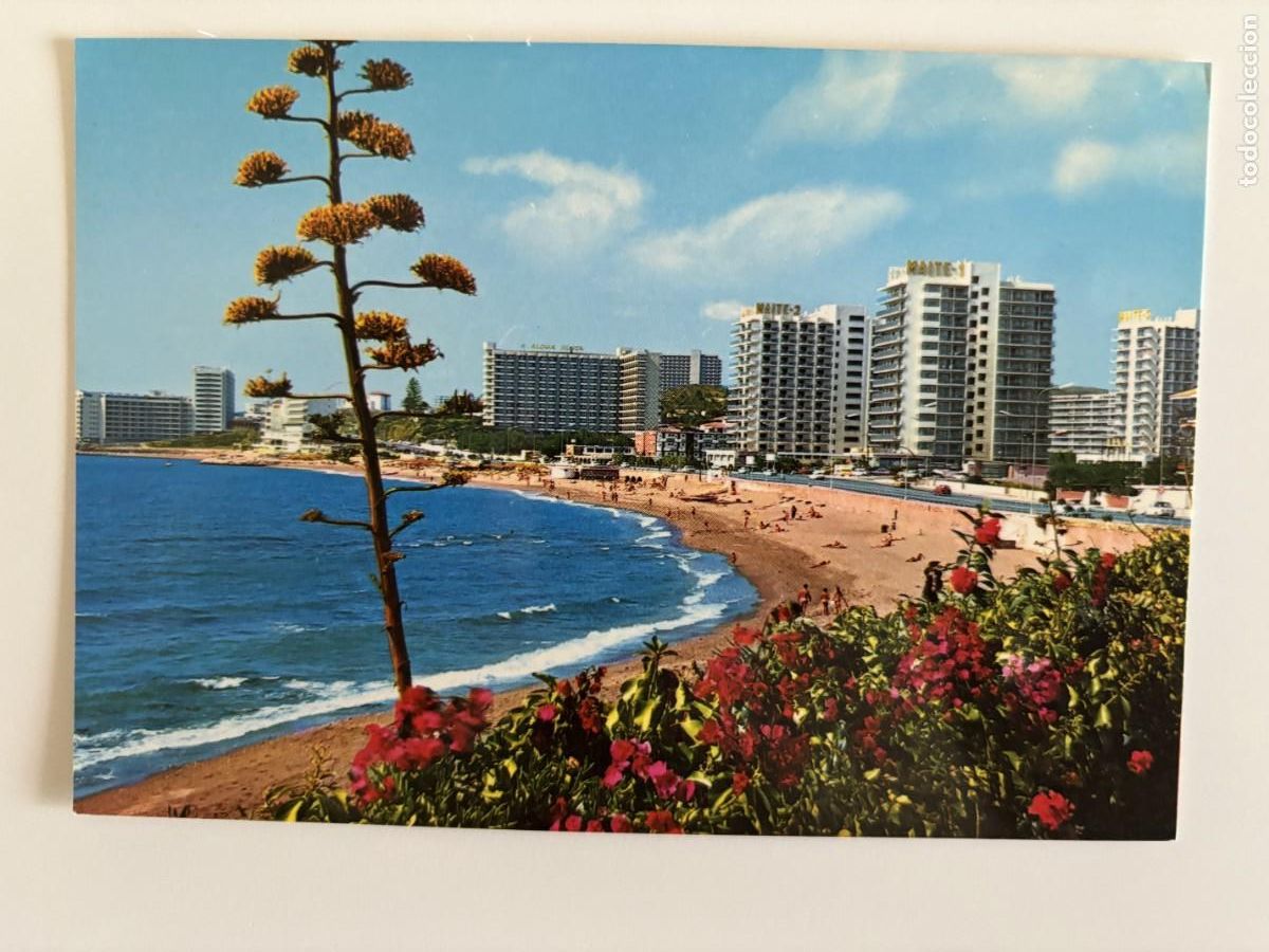 Postales: Postal Costa del Sol (Playa del Bil-Bil - Benalmadena)