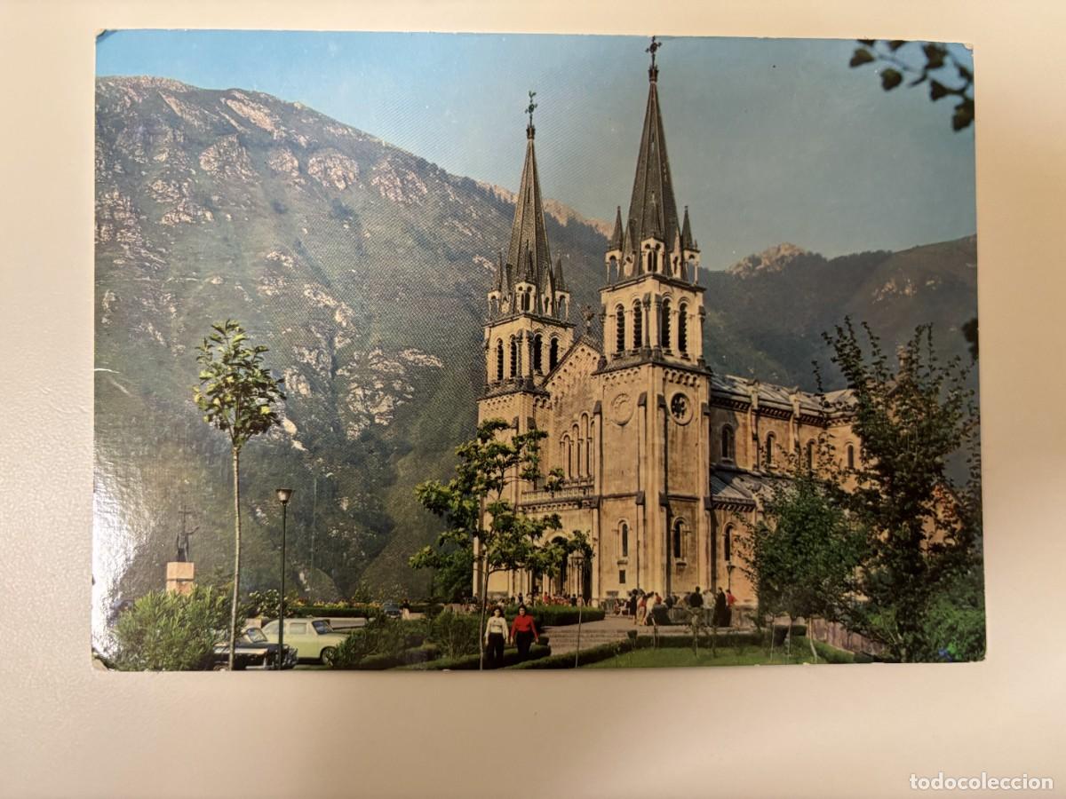 Postales: Postal (Asturias) Bas&iacute;lica de Covadonga