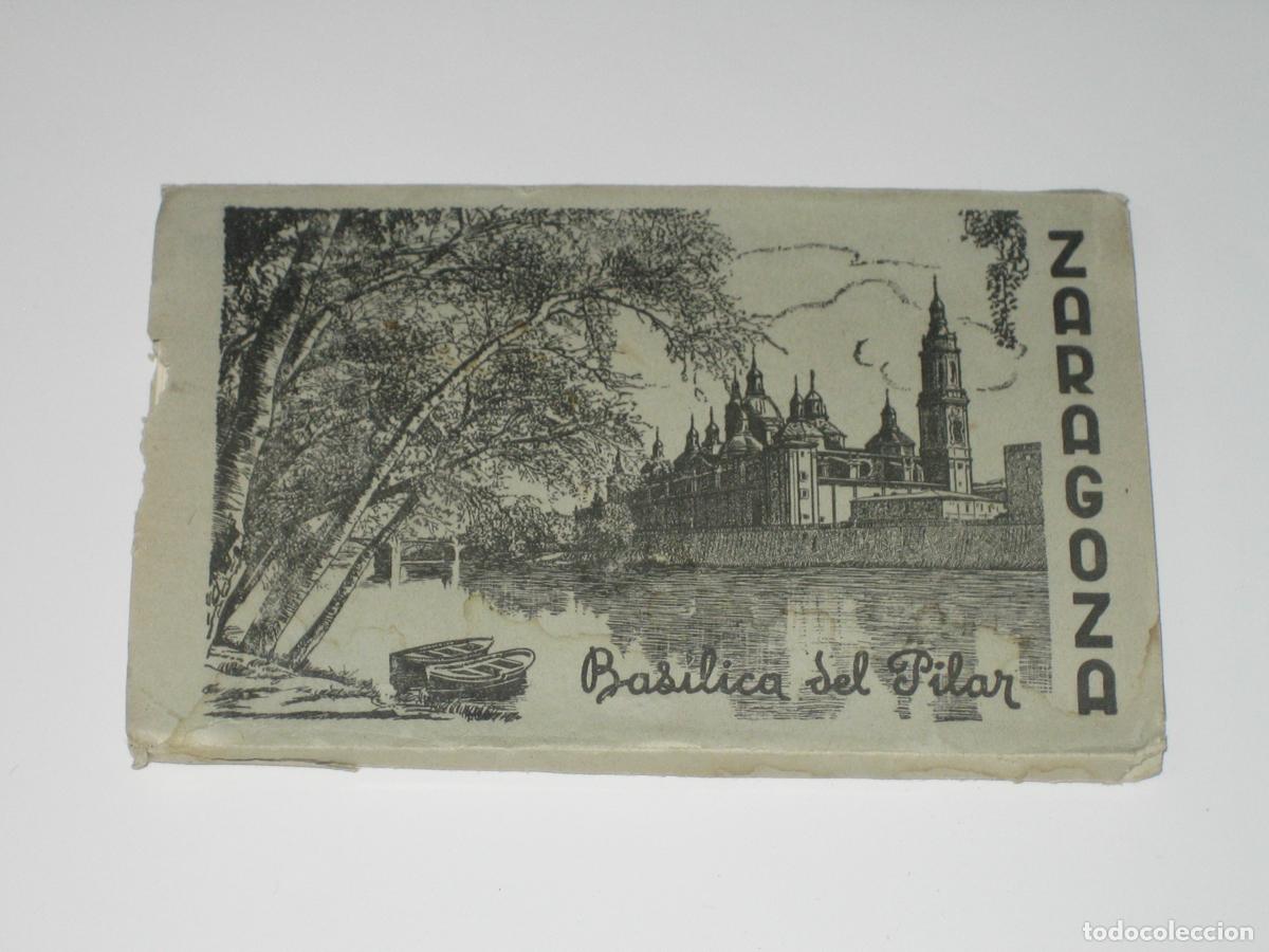 Postales: ZARAGOZA - DESPLEGABLE DE 10 POSTALES DE LA BASILICA - VER FOTO