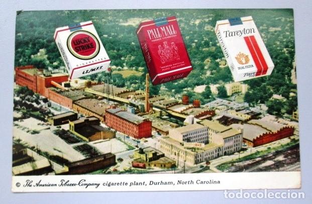 Postales: Cartolina Ephemera Tabacco LUCKY STRIKE American Tobacco Durham NC USA 1962 Viaggiata