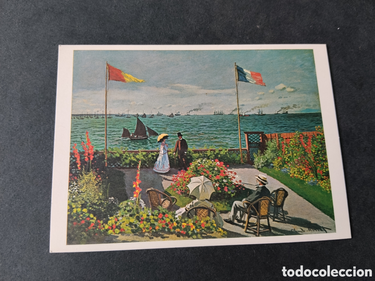 Postales: Postal Terrace AT Sainte Adresse Claude Monet , French 1840-1926