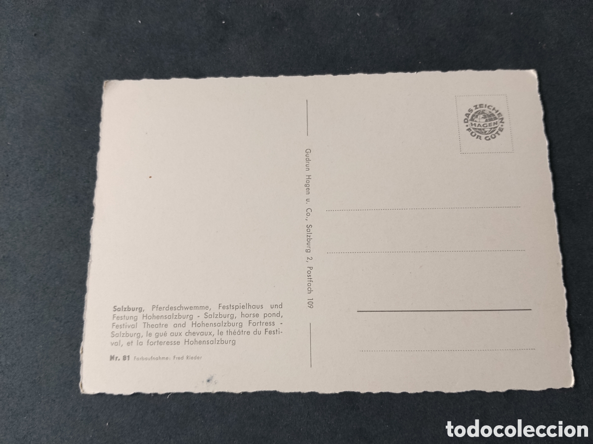 Postales: Postal Salzburgo ......... - Foto 2