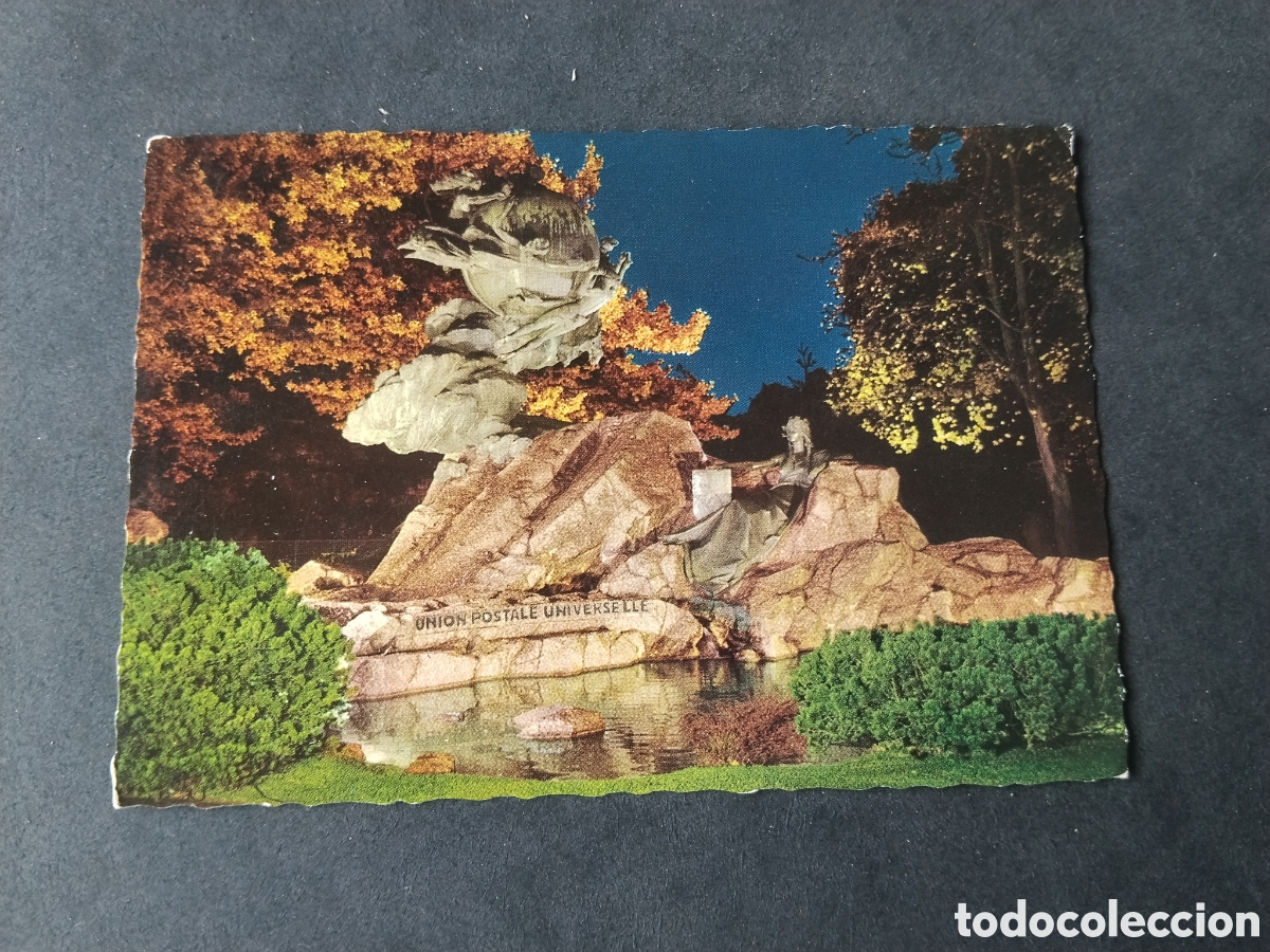 Postales: Postal Bern , Denkmal des Weltpostveireins km 1874