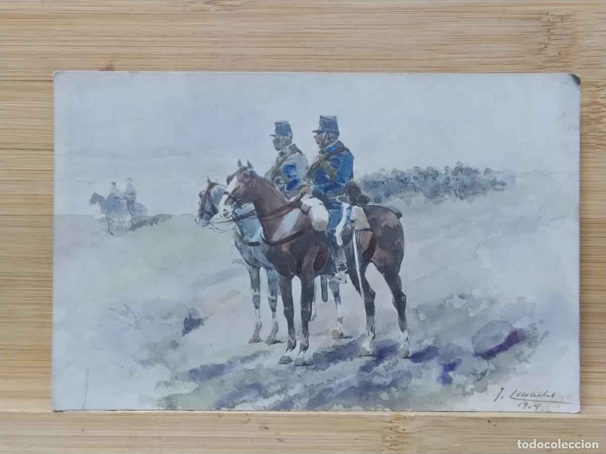 Postales: CUSACHS - MILITAR - SOLDADO - LB BARTRINA - POSTAL ANTIGUA - REVERSO SIN DIVIDIR (116.976)