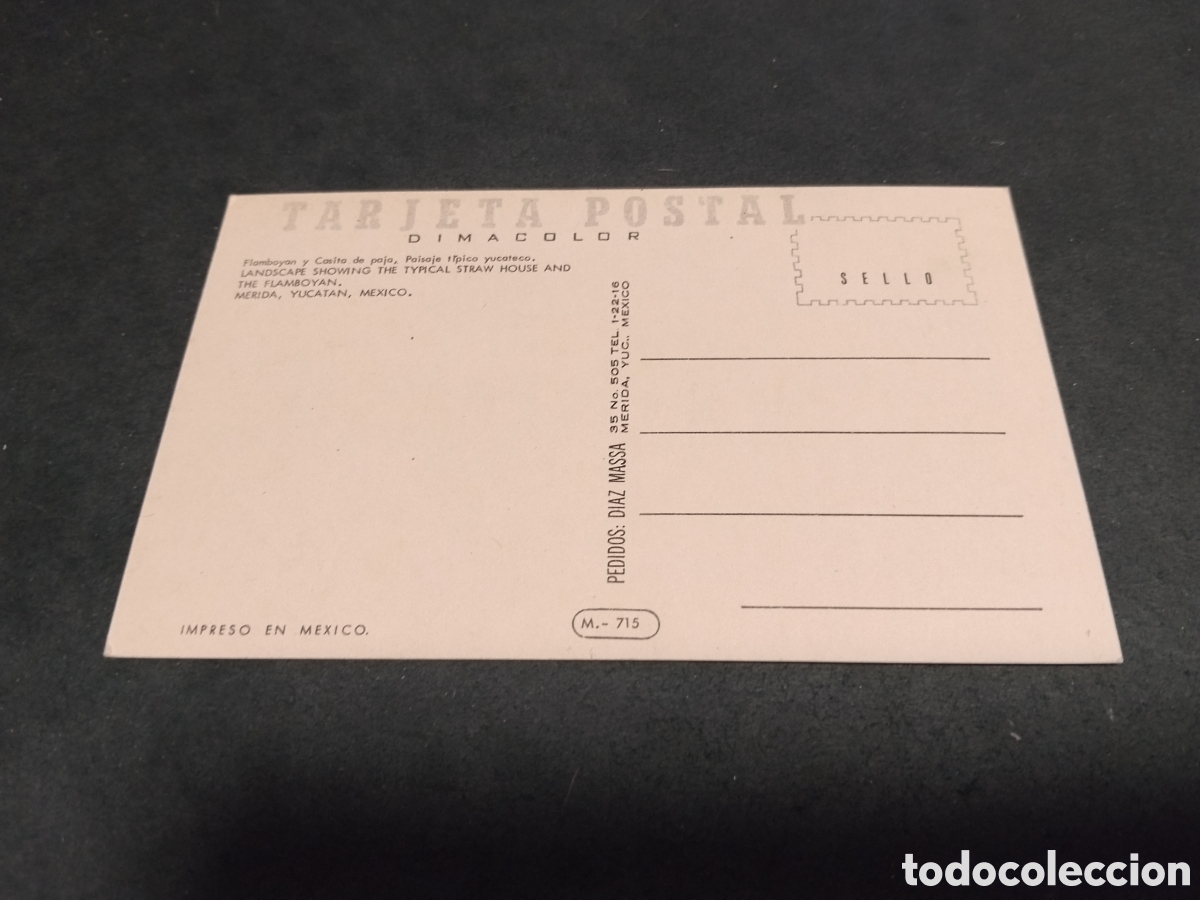 Postales: Postal Impreso en M&eacute;xico M&eacute;rida , Yucat&aacute;n - Foto 2