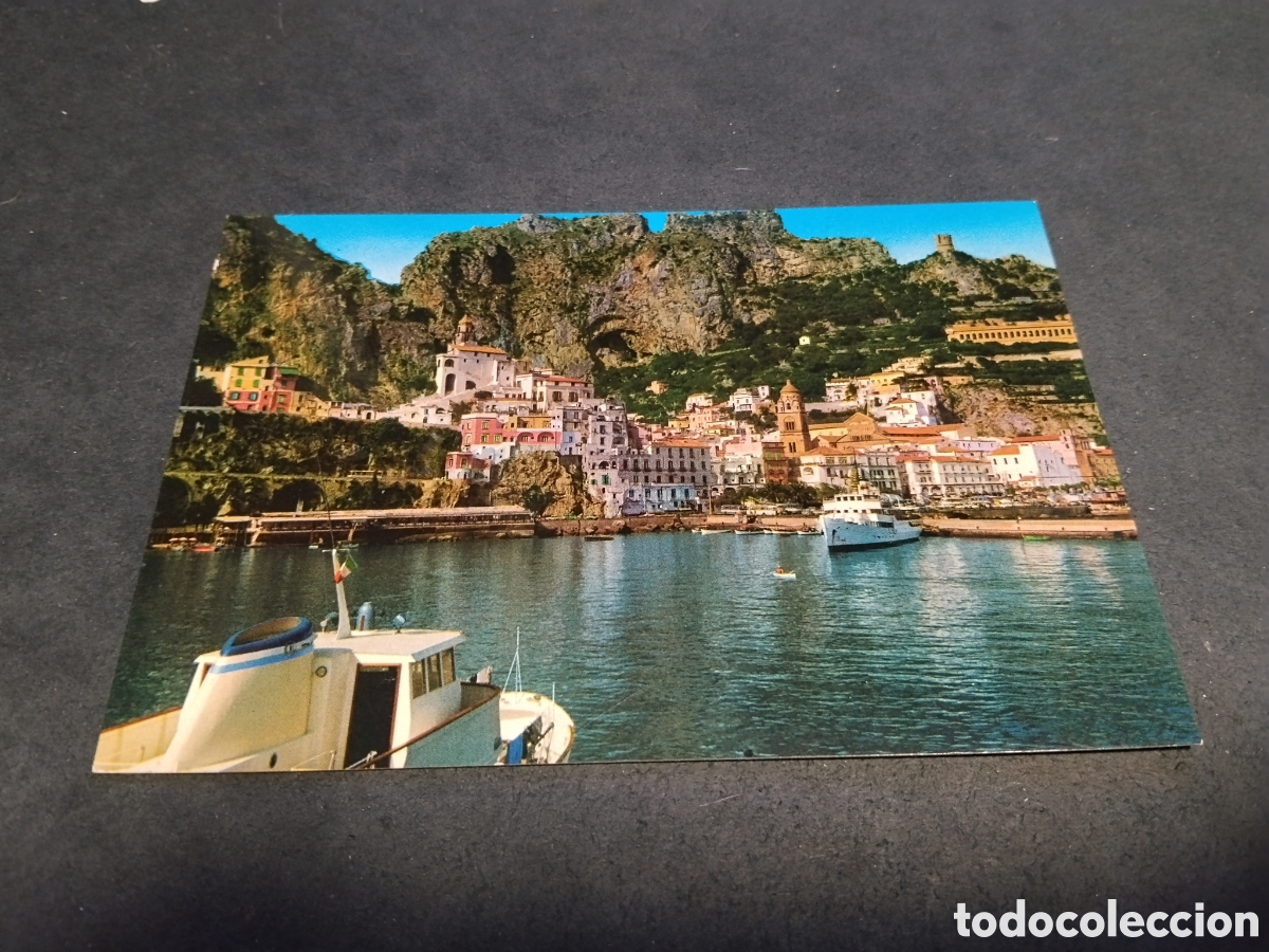 Postales: Postal Amalfi Porticciolo e panorama - Foto 1