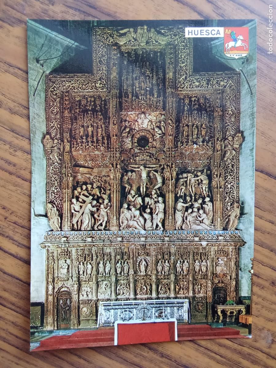 Postales: Postal Huesca, Catedral Altar Mayor P.1207
