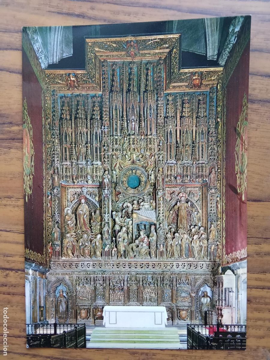 Postales: Postal Zaragoza, Catedral de la Seo, altar mayor P.1220