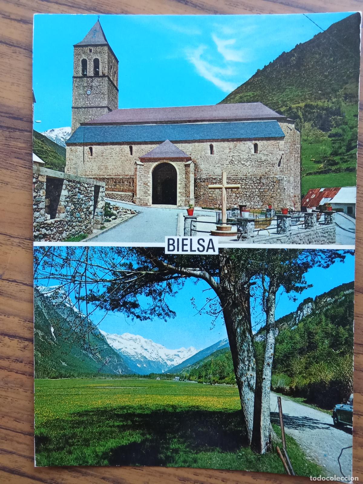 Postales: Postal N&ordm;10 Biela I-Iglesia parroquial II-Valle de pineta P.1229