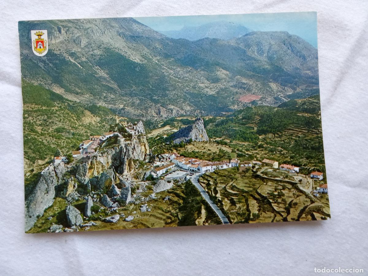 Postales: Postal Castell de Guadalest (Alicante) vista a&eacute;rea P.410