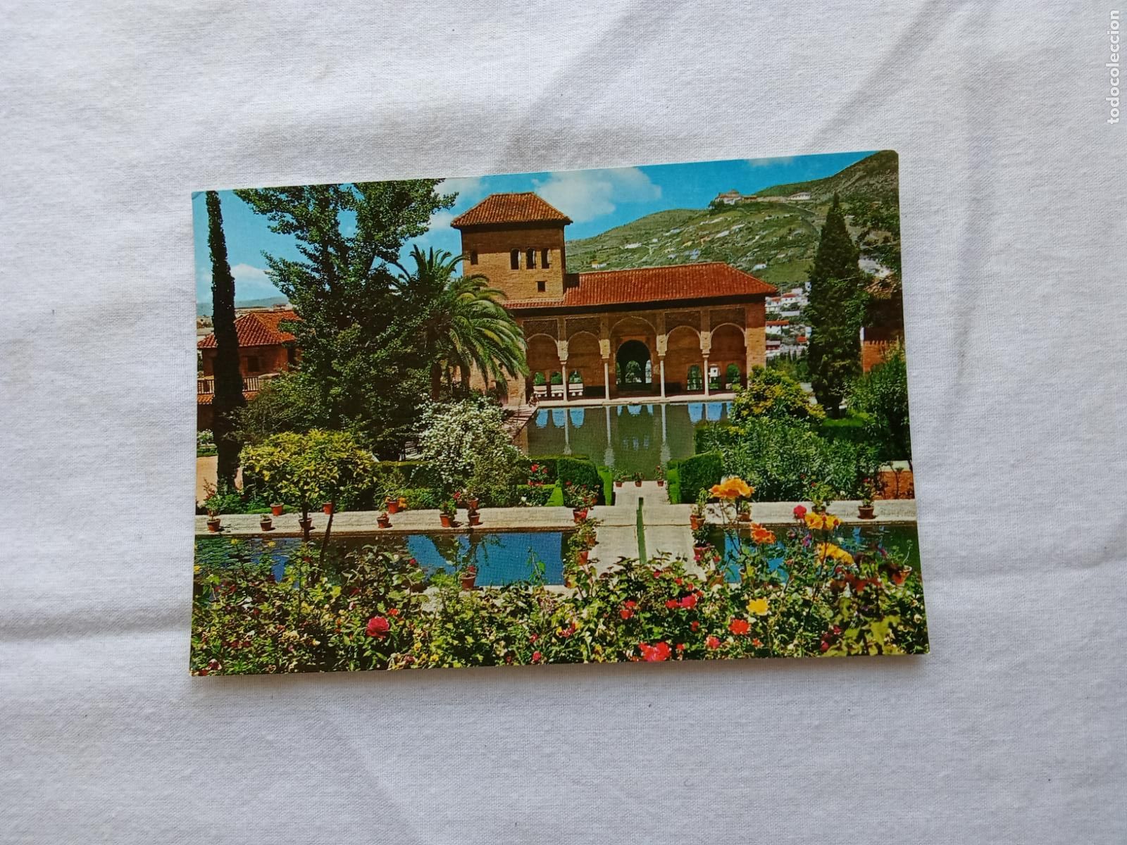 Postales: Postal Granada la Alhambra jardines del Partal P.417
