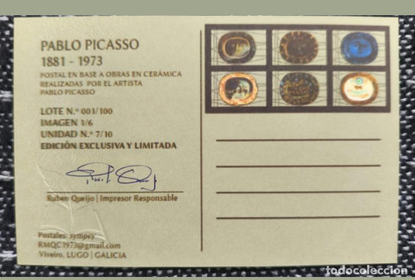 Postales: PICASSO, 60 Postales Exclusivas NUMERADAS (limitadas) - Foto 1