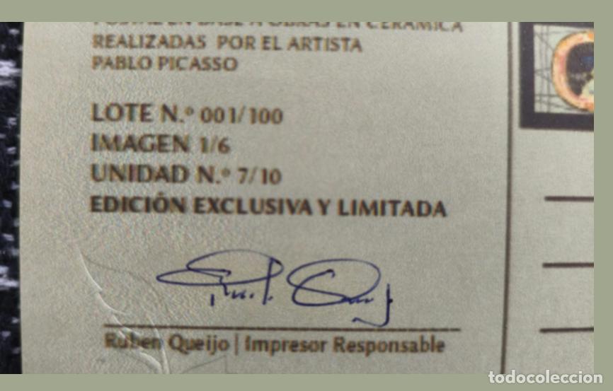 Postales: PICASSO, 60 Postales Exclusivas NUMERADAS (limitadas) - Foto 4