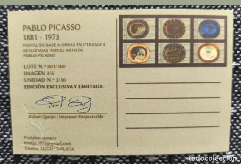 Postales: PICASSO, 60 Postales Exclusivas NUMERADAS (limitadas) - Foto 12