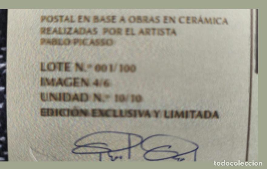 Postales: PICASSO, 60 Postales Exclusivas NUMERADAS (limitadas) - Foto 19