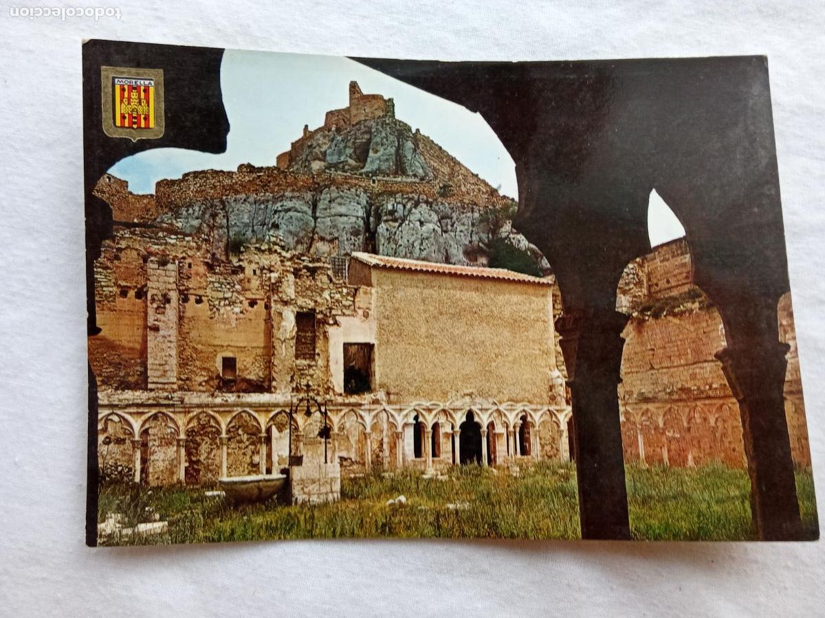 Postales: Postal N&ordm;11 Morella (Castell&oacute;n) Convento de San Francisco, claustro y castillo P.1376
