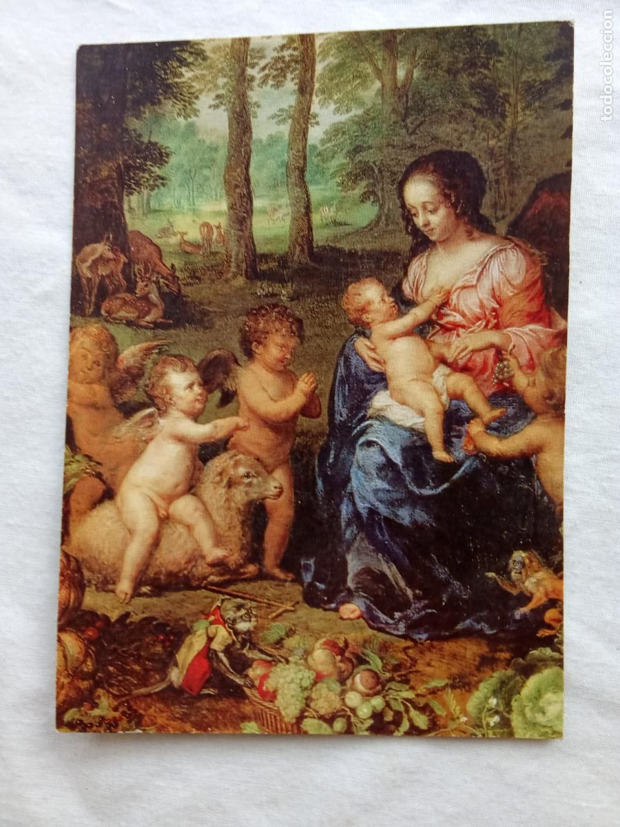 Postales: Postal The Holy familie (detail) P.1388