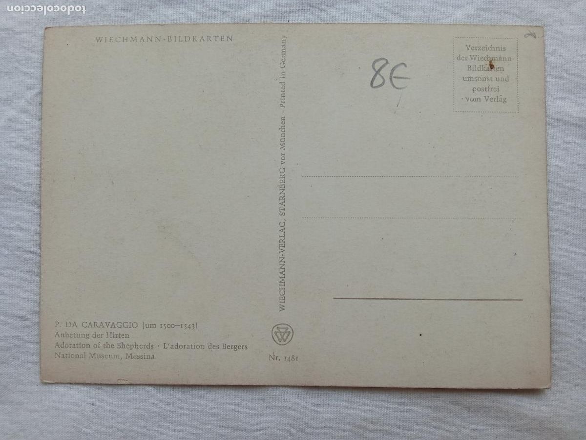 Postales: Postal P. Da Caravaggio P.1240 - Foto 2